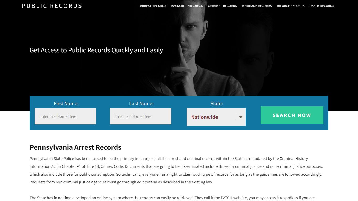 Pennsylvania Arrest Records | Get Instant Reports On People